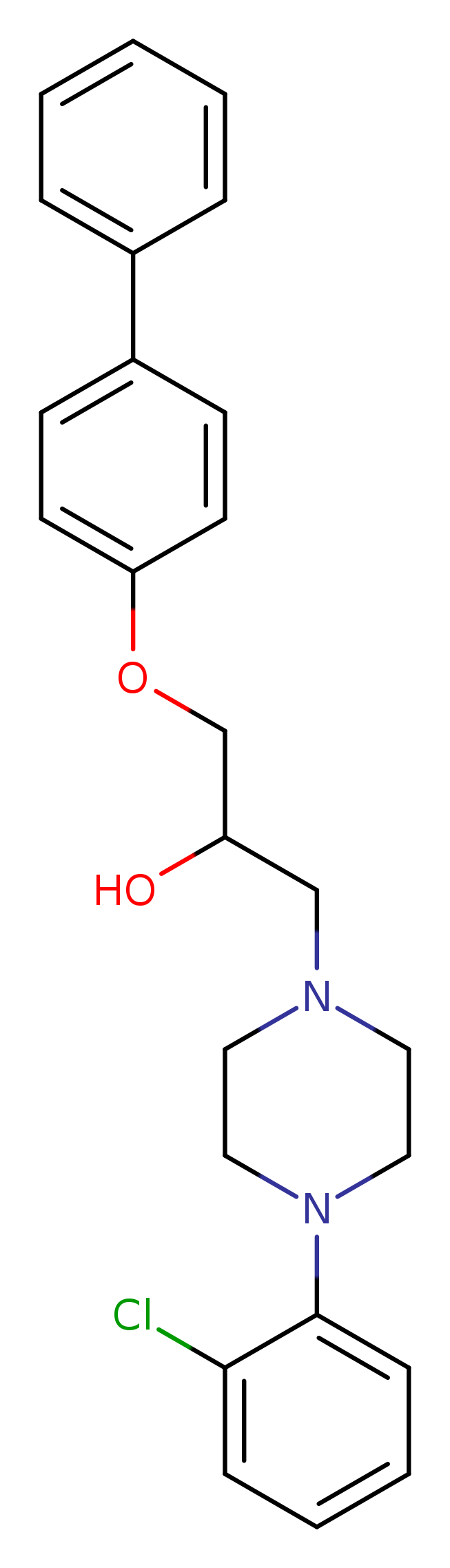 1-{[1,1'-biphenyl]-4-yloxy}-3-[4-(2-chlorophenyl)piperazin-1-yl]propan-2-ol