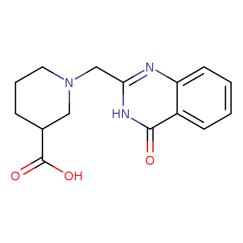 1-[(4-oxo-3,4-dihydroquinazolin-2-yl)methyl]piperidine-3-carboxylic acid