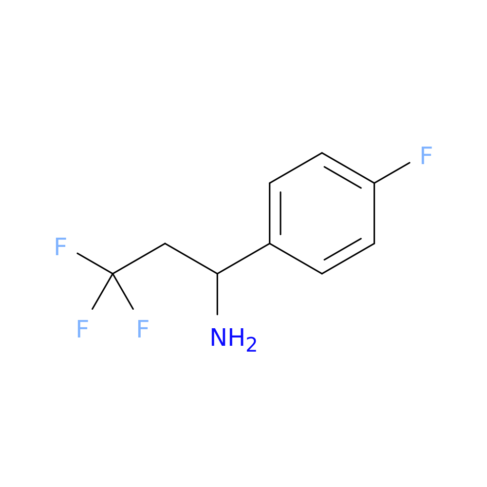 3,3,3-Trifluoro-1-(4-fluorophenyl)propan-1-amine