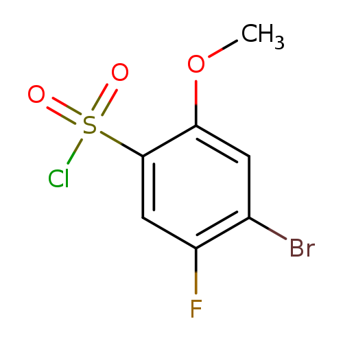 4-Bromo-5-fluoro-2-methoxybenzene-1-sulfonyl chloride