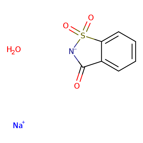 Sodium 3-oxo-3H-benzo[d]isothiazol-2-ide 1,1-dioxide hydrate