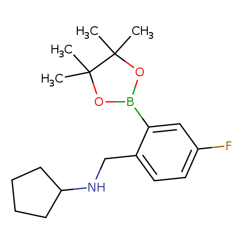 Benzenemethanamine, N-cyclopentyl-4-fluoro-2-(4,4,5,5-tetramethyl-1,3,2-dioxaborolan-2-yl)-