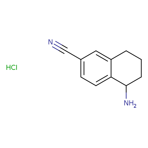 5-amino-5,6,7,8-tetrahydronaphthalene-2-carbonitrile hydrochloride