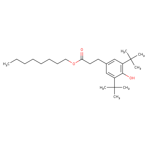 Benzenepropanoic acid, 3,5-bis(1,1-dimethylethyl)-4-hydroxy-, C7-9-branched alkyl esters