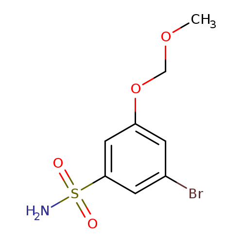 3-bromo-5-(methoxymethoxy)benzene-1-sulfonamide