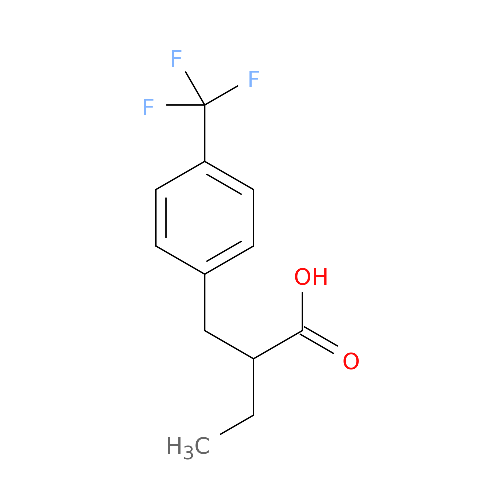 2-{[4-(trifluoromethyl)phenyl]methyl}butanoic acid
