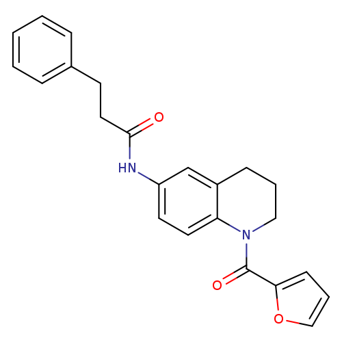 N-[1-(furan-2-carbonyl)-1,2,3,4-tetrahydroquinolin-6-yl]-3-phenylpropanamide