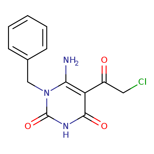 6-amino-1-benzyl-5-(2-chloroacetyl)-1,2,3,4-tetrahydropyrimidine-2,4-dione