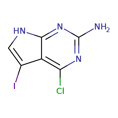 4-Chloro-5-iodo-7H-pyrrolo[2,3-d]pyrimidin-2-amine