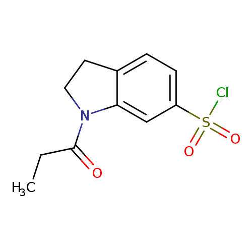 1-propanoyl-2,3-dihydro-1H-indole-6-sulfonyl chloride