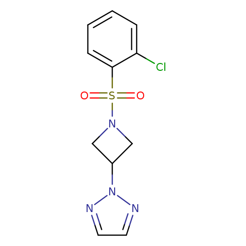 2-[1-(2-chlorobenzenesulfonyl)azetidin-3-yl]-2H-1,2,3-triazole