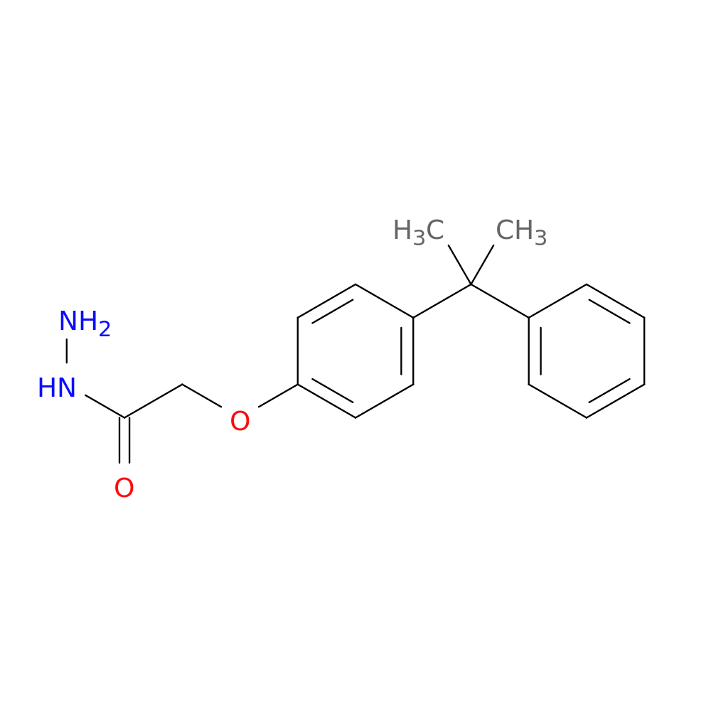 2-[4-(1-methyl-1-phenylethyl)phenoxy]acetohydrazide