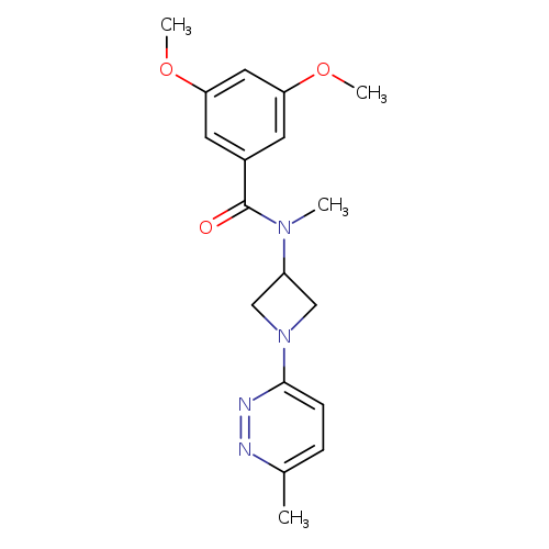3,5-dimethoxy-N-methyl-N-[1-(6-methylpyridazin-3-yl)azetidin-3-yl]benzamide