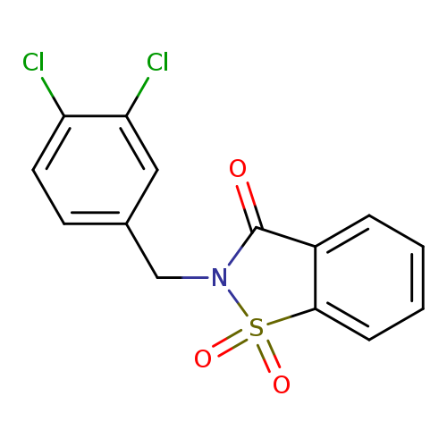 2-[(3,4-dichlorophenyl)methyl]-2,3-dihydro-1lambda6,2-benzothiazole-1,1,3-trione