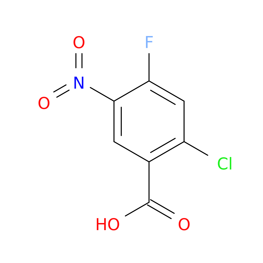 Benzoic acid, 2-chloro-4-fluoro-5-nitro-