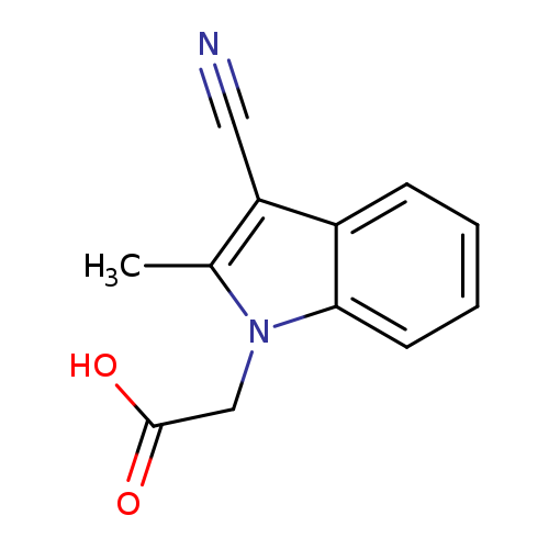 2-(3-Cyano-2-methyl-1H-indol-1-yl)acetic acid