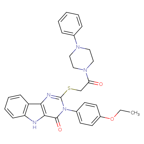 3-(4-ethoxyphenyl)-2-{[2-oxo-2-(4-phenylpiperazin-1-yl)ethyl]sulfanyl}-3H,4H,5H-pyrimido[5,4-b]indol-4-one