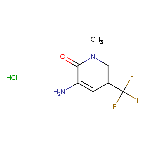 3-amino-1-methyl-5-(trifluoromethyl)-1,2-dihydropyridin-2-onehydrochloride