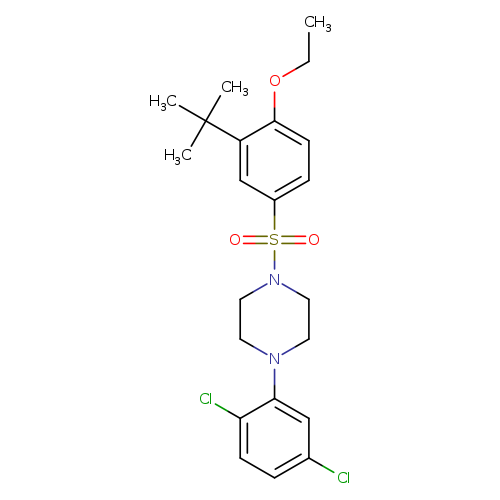 1-(3-tert-butyl-4-ethoxybenzenesulfonyl)-4-(2,5-dichlorophenyl)piperazine