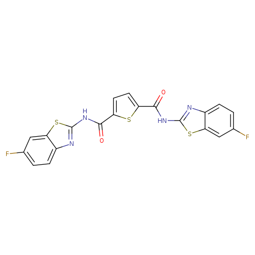 N2,N5-bis(6-fluoro-1,3-benzothiazol-2-yl)thiophene-2,5-dicarboxamide