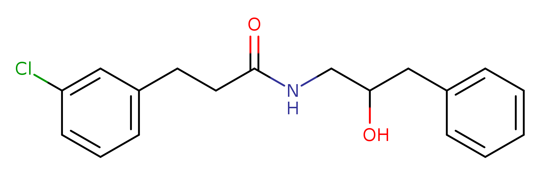 3-(3-chlorophenyl)-N-(2-hydroxy-3-phenylpropyl)propanamide
