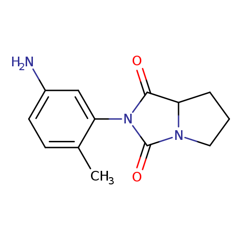 2-(5-Amino-2-methylphenyl)tetrahydro-1h-pyrrolo[1,2-c]imidazole-1,3(2h)-dione
