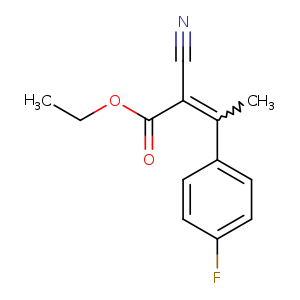 ethyl 2-cyano-3-(4-fluorophenyl)but-2-enoate