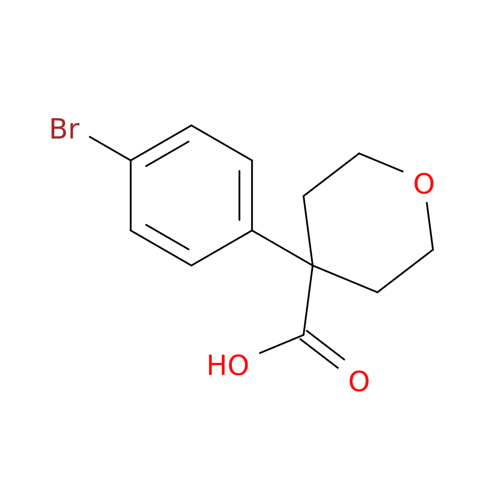 4-(4-Bromophenyl)oxane-4-carboxylic acid