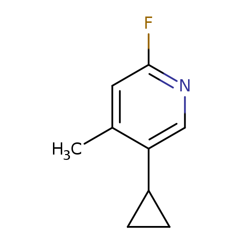 5-Cyclopropyl-2-fluoro-4-methylpyridine