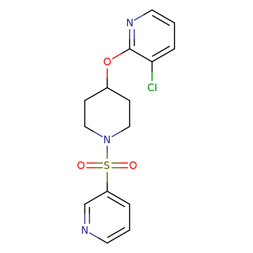 3-chloro-2-{[1-(pyridine-3-sulfonyl)piperidin-4-yl]oxy}pyridine