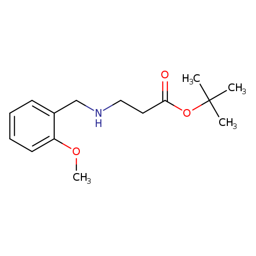tert-butyl 3-{[(2-methoxyphenyl)methyl]amino}propanoate