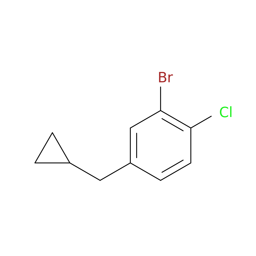 2-Bromo-1-chloro-4-(cyclopropylmethyl)benzene