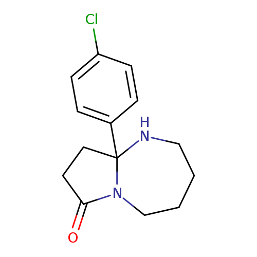 9a-(4-chlorophenyl)-octahydro-1H-pyrrolo[1,2-a][1,3]diazepin-7-one