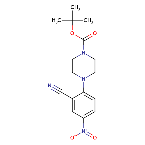 1-Piperazinecarboxylic acid, 4-(2-cyano-4-nitrophenyl)-, 1,1-dimethylethyl ester