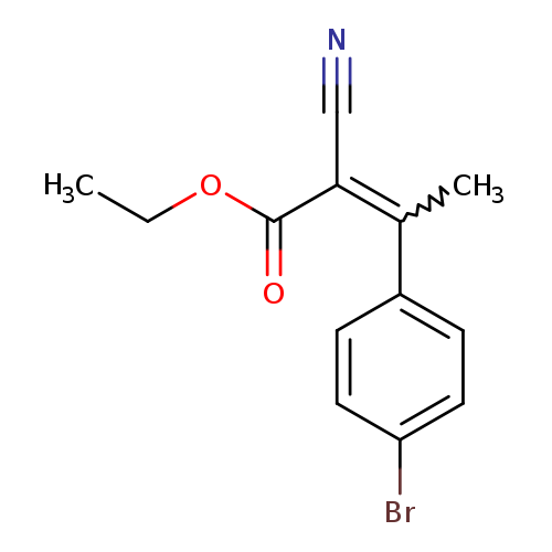 ethyl 3-(4-bromophenyl)-2-cyanobut-2-enoate