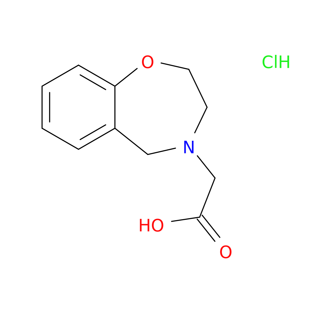 2,3-Dihydro-1,4-benzoxazepin-4(5H)-ylacetic acid hydrochloride