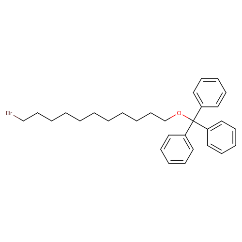 Benzene, 1,1',1''-[[(11-bromoundecyl)oxy]methylidyne]tris-