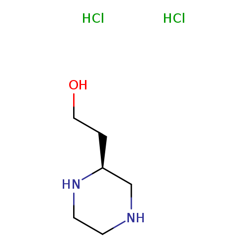 2-Piperazineethanol, hydrochloride (1:2), (2S)-