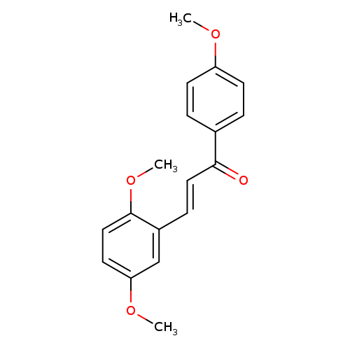 (2E)-3-(2,5-dimethoxyphenyl)-1-(4-methoxyphenyl)prop-2-en-1-one