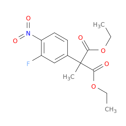 1,3-Diethyl 2-(3-fluoro-4-nitrophenyl)-2-methylpropanedioate