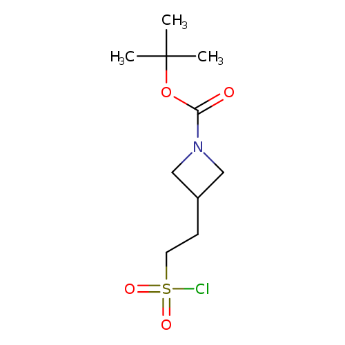 tert-butyl3-[2-(chlorosulfonyl)ethyl]azetidine-1-carboxylate