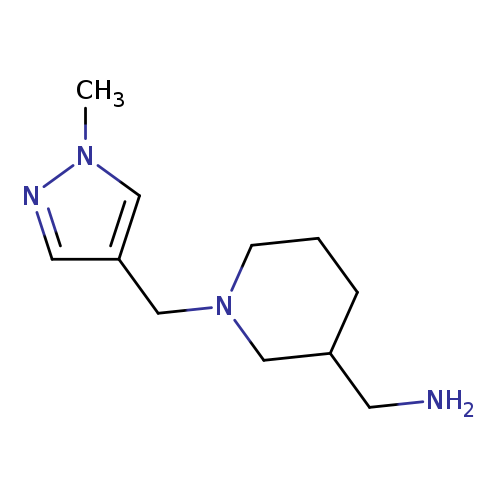 {1-[(1-methyl-1H-pyrazol-4-yl)methyl]piperidin-3-yl}methylamine