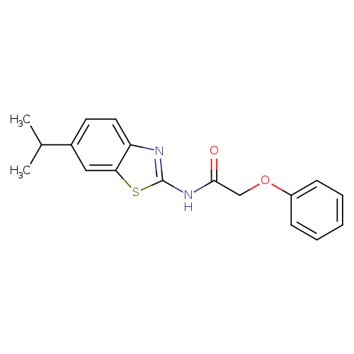 2-phenoxy-N-[6-(propan-2-yl)-1,3-benzothiazol-2-yl]acetamide