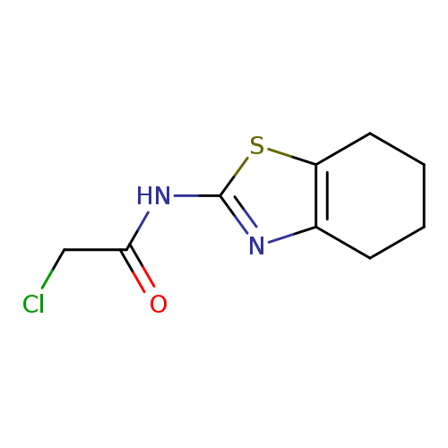 2-chloro-N-(4,5,6,7-tetrahydro-1,3-benzothiazol-2-yl)acetamide