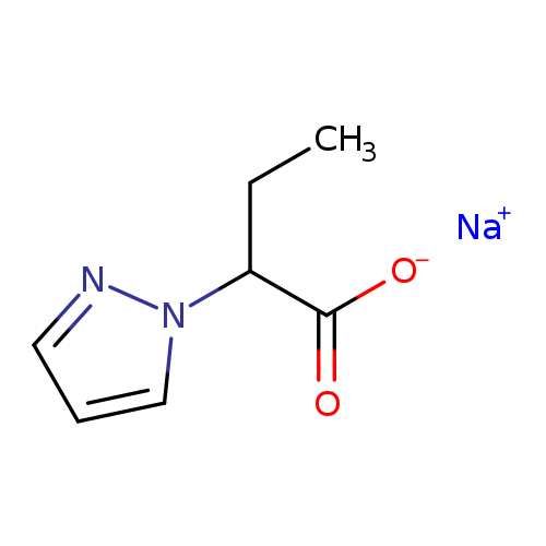 sodium 2-(1H-pyrazol-1-yl)butanoate