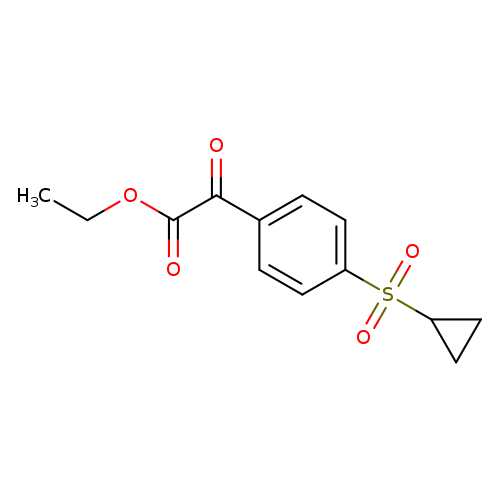 ETHYL (4-CYCLOPROPYLSULFONYLPHENYL)OXOACETATE