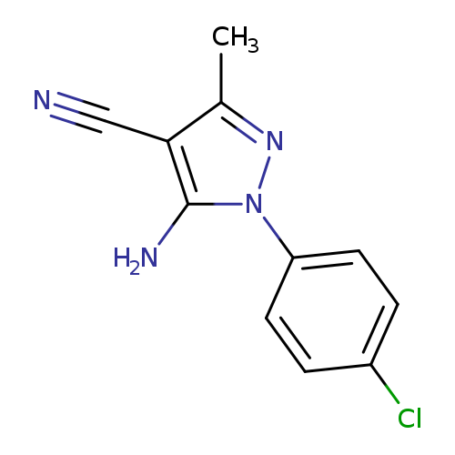 5-Amino-4-cyano-1-(4-chlorophenyl)-3-methylpyrazole