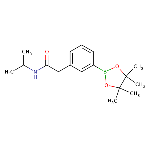 3-(N-Isopropylaminocarbonyl)methylphenylboronic acid, pinacol este