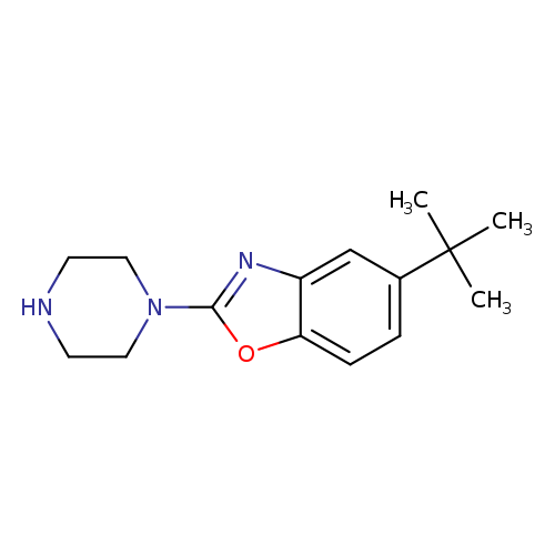 5-tert-butyl-2-piperazin-1-yl-1,3-benzoxazole