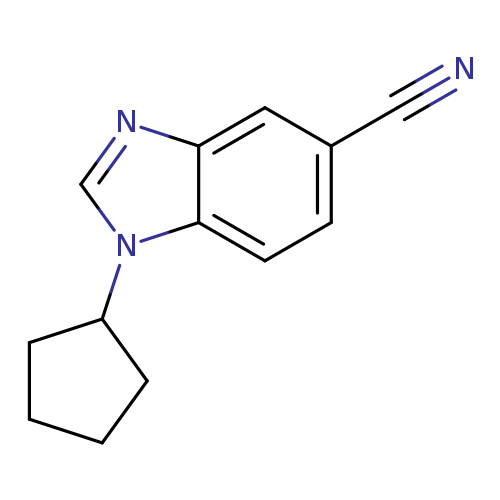 1-Cyclopentyl-1,3-benzodiazole-5-carbonitrile